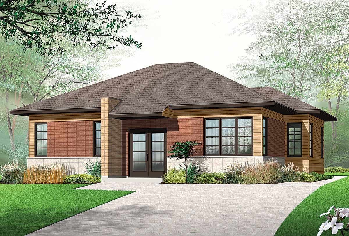 Plan 21971DR: Eastern and Modern Influences - Image #7 - Contemporary, Northwest, Ranch