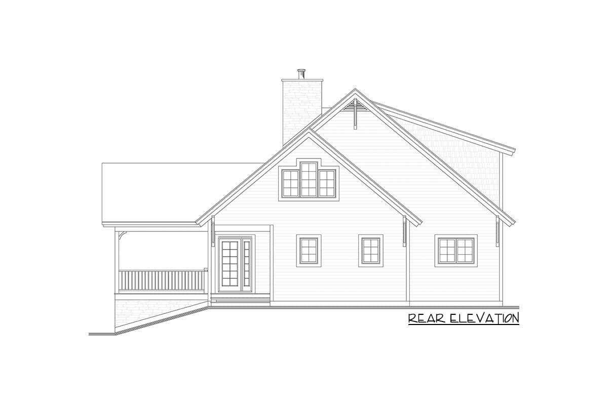 Plan 21979DR: Expansion Ready Four Seasons Cottage - Image #5 - Cottage, Country, Mountain, Vacation