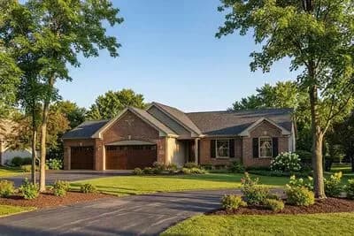 Ranch Living with Three-Car Garage