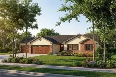 Traditional Ranch Home Plan