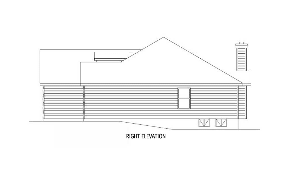 Plan 22010SL: Ranch Living with Twin Dormers - Image #4 - Ranch, Southern