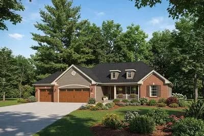 Ranch Living with Twin Dormers