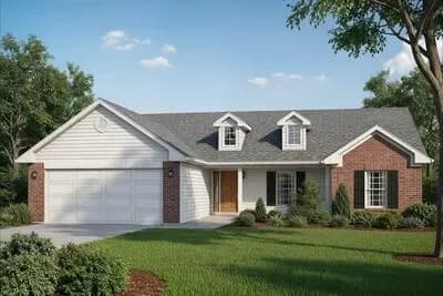 Dormered Country Ranch