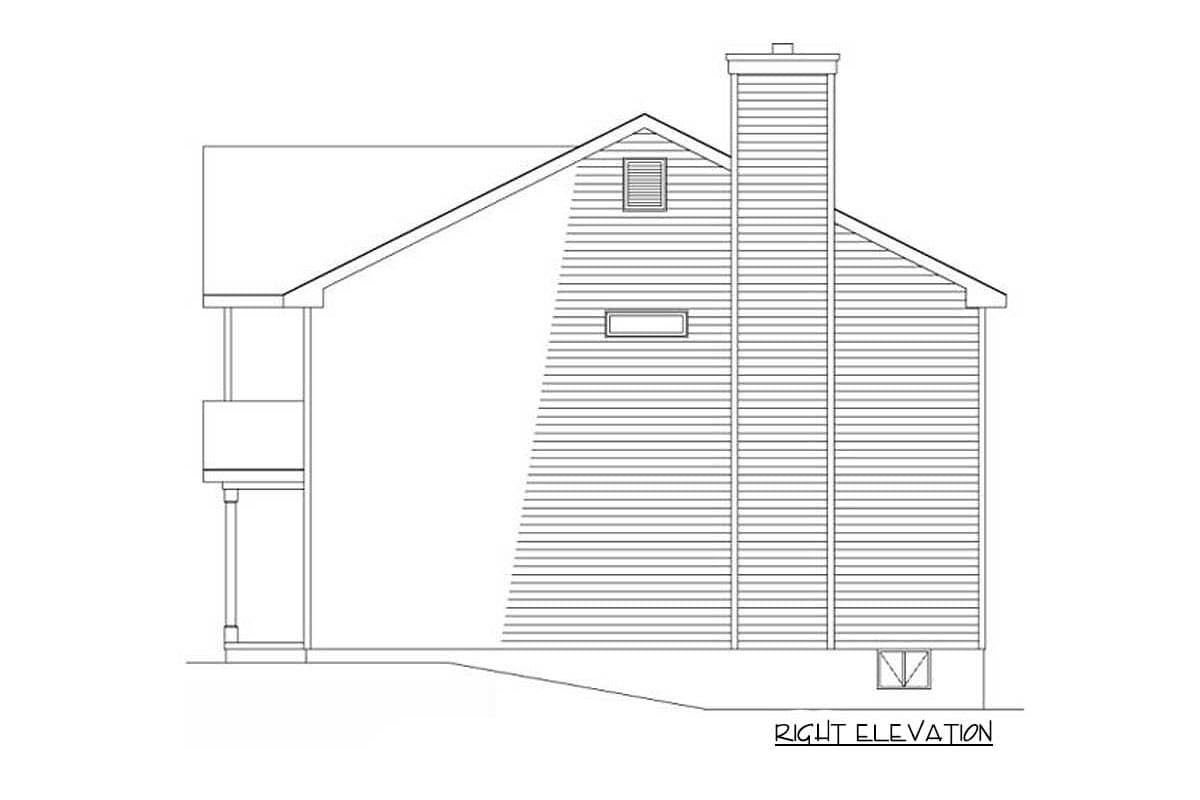Plan 2208SL: Economical 2-Story Home Plan - Image #4 - Country, Traditional