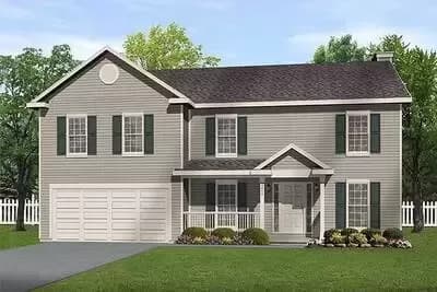 Economical 2-Story Home Plan