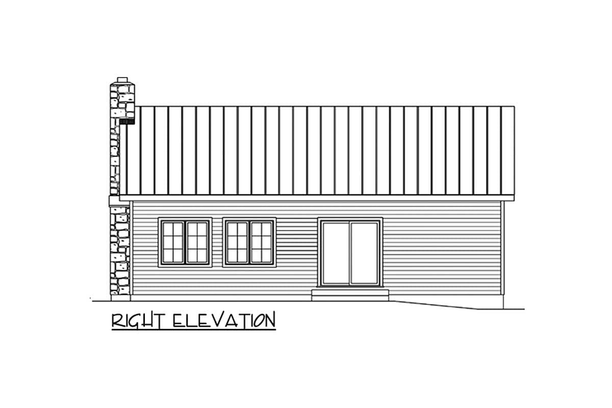 Plan 22080SL: Vacation Cottage or Retirement Plan - Image #4 - Cottage, Country