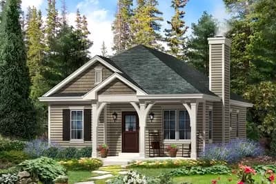 Narrow Lot Cottage