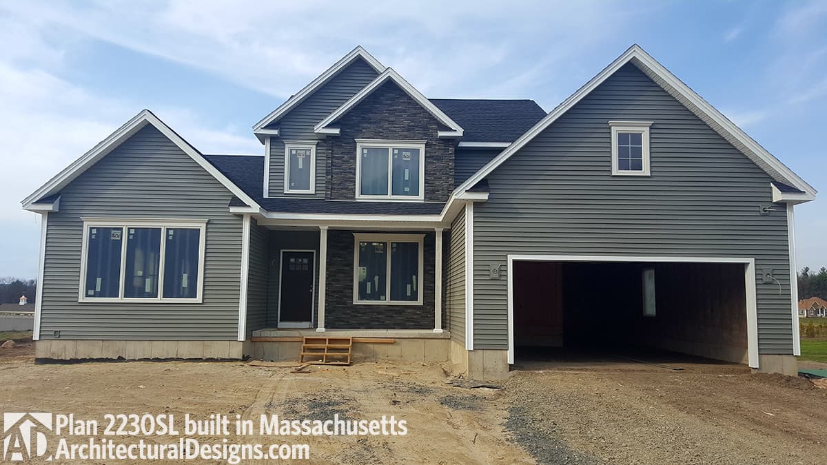 build gallery item - House Plan 2230SL Coming To Life In Massachusetts