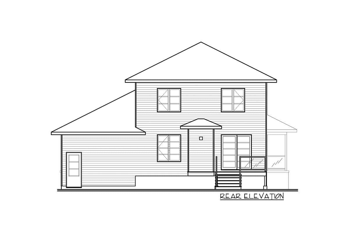 Plan 22305DR: Winning Modern Combination - Image #6 - Contemporary, Northwest