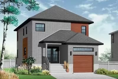 Clean Contemporary with Sister Plan