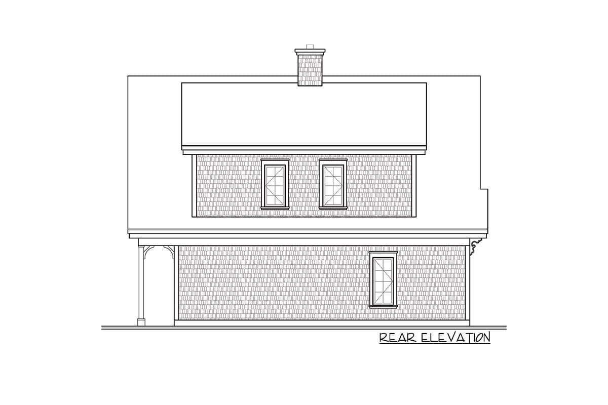 Plan 22313DR: Shed Dormered Getaway - Image #5 - Cape Cod, Cottage, Country, Vacation