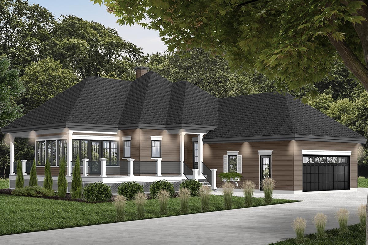 Plan 22315DR: Single Level Charmer - Image #5 - Cottage, Country, Ranch