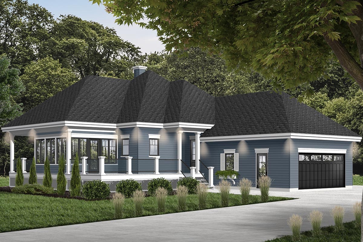 Plan 22315DR: Single Level Charmer - Image #4 - Cottage, Country, Ranch