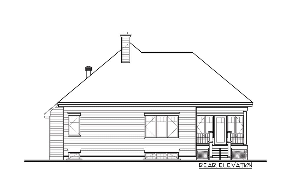 Plan 22315DR: Single Level Charmer - Image #6 - Cottage, Country, Ranch