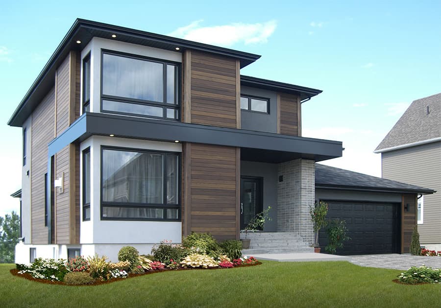 Plan 22322DR: Stately Modern with Garage - Image #6 - Contemporary, Northwest