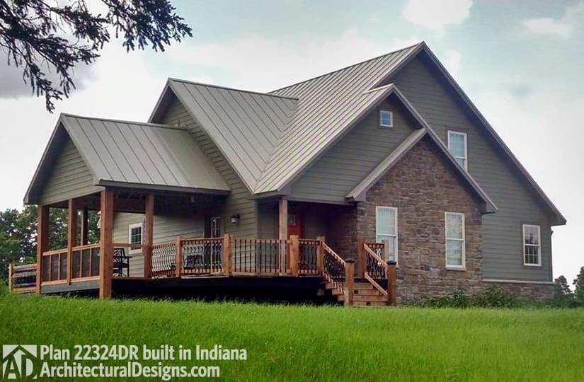 build gallery item - House Plan 22324DR comes to life in Texas!