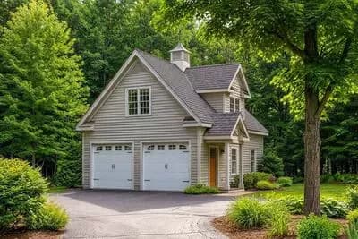 Two Car Garage with Loft  Storage