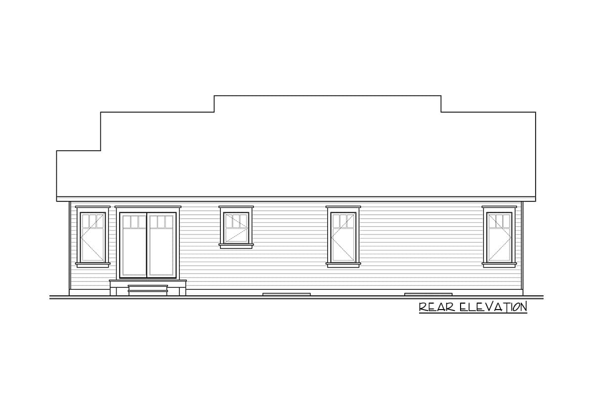Plan 22332DR: 3 Bedroom Builder Friendly Bungalow - Image #5 - Cottage, Ranch