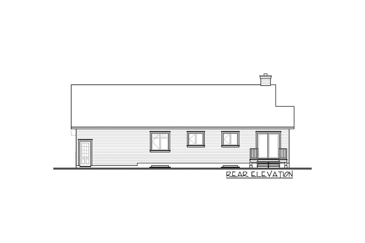 Plan 22350DR: Right-Sized Bungalow - 1313 Sq Ft - Image #9 - Bungalow, Craftsman, Northwest, Traditional