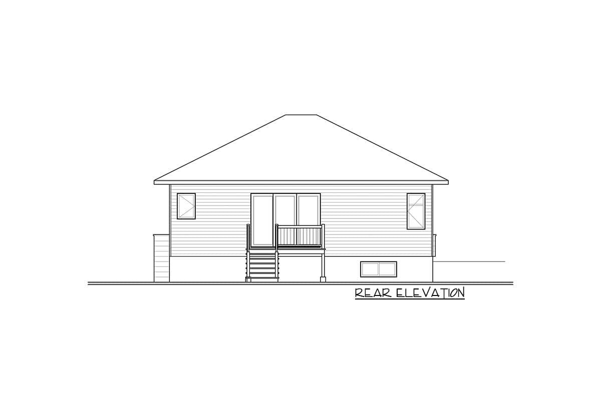 Plan 22351DR: Cozy Contemporary - Image #9 - Contemporary, Northwest