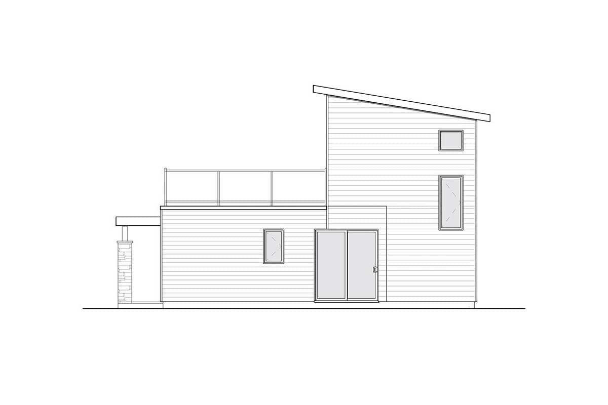 Plan 22399DR: Two Bedroom Contemporary - Image #17 - Contemporary, Modern