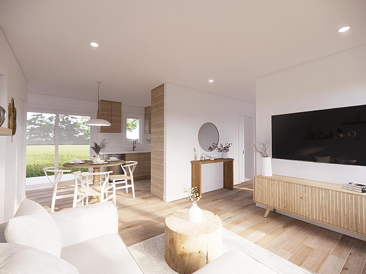 Plan 22399DR: Two Bedroom Contemporary - Image #7 - Contemporary, Modern