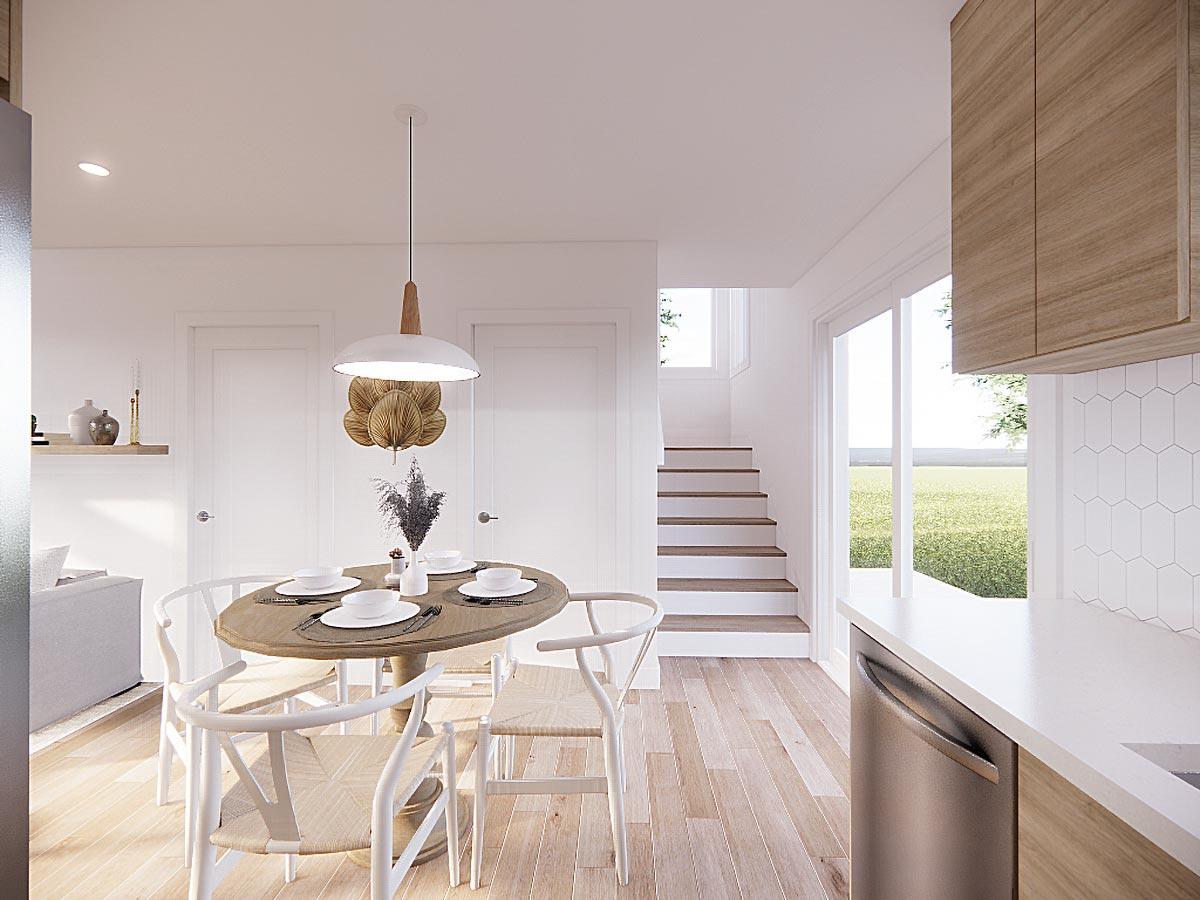 Plan 22399DR: Two Bedroom Contemporary - Image #10 - Contemporary, Modern