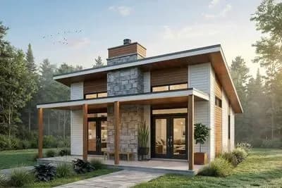 Contemporary Vacation Retreat - 686 Sq Ft