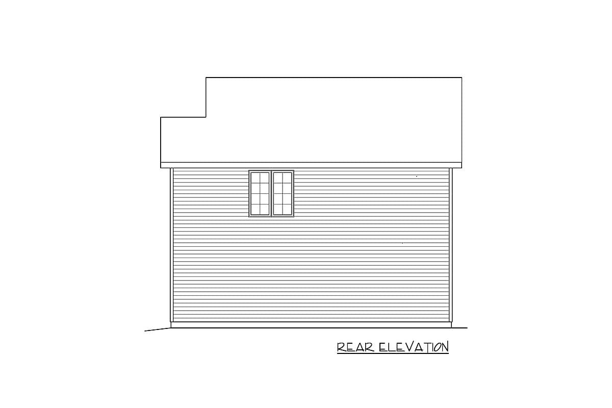 Plan 2242SL: Two Car Garage Apartment - Image #4 - Carriage
