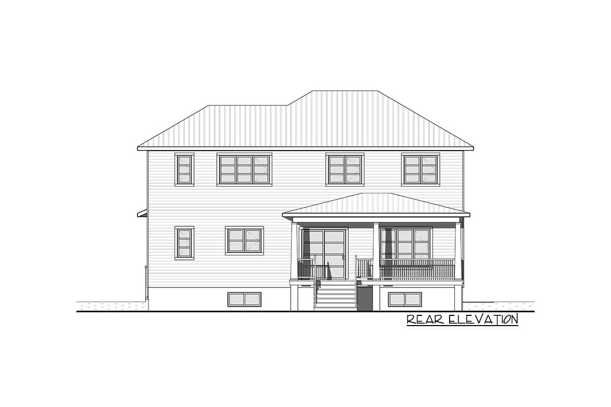 Plan 22432DR: Four Bedroom Distinctive Northwest House Plan - Image #17 - Contemporary, European, New American, Northwest