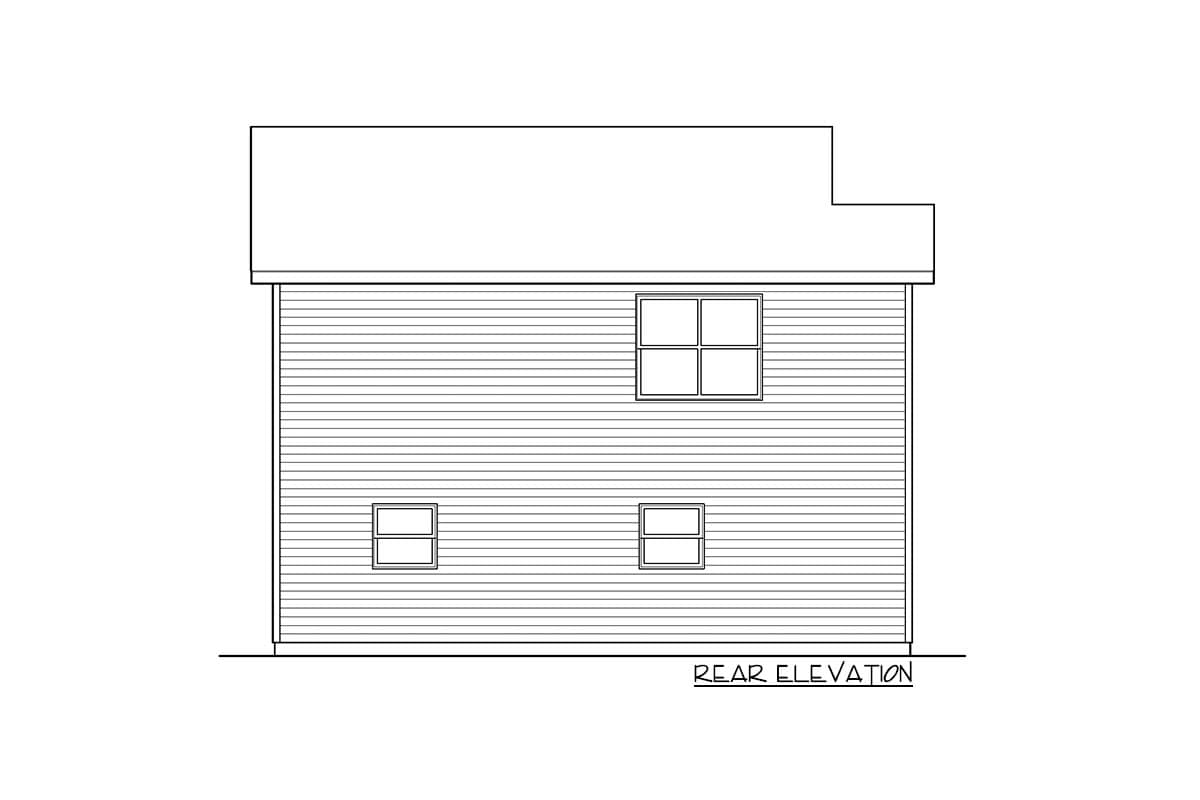 Plan 2245SL: Two Car Garage Apartment - Image #4 - Carriage