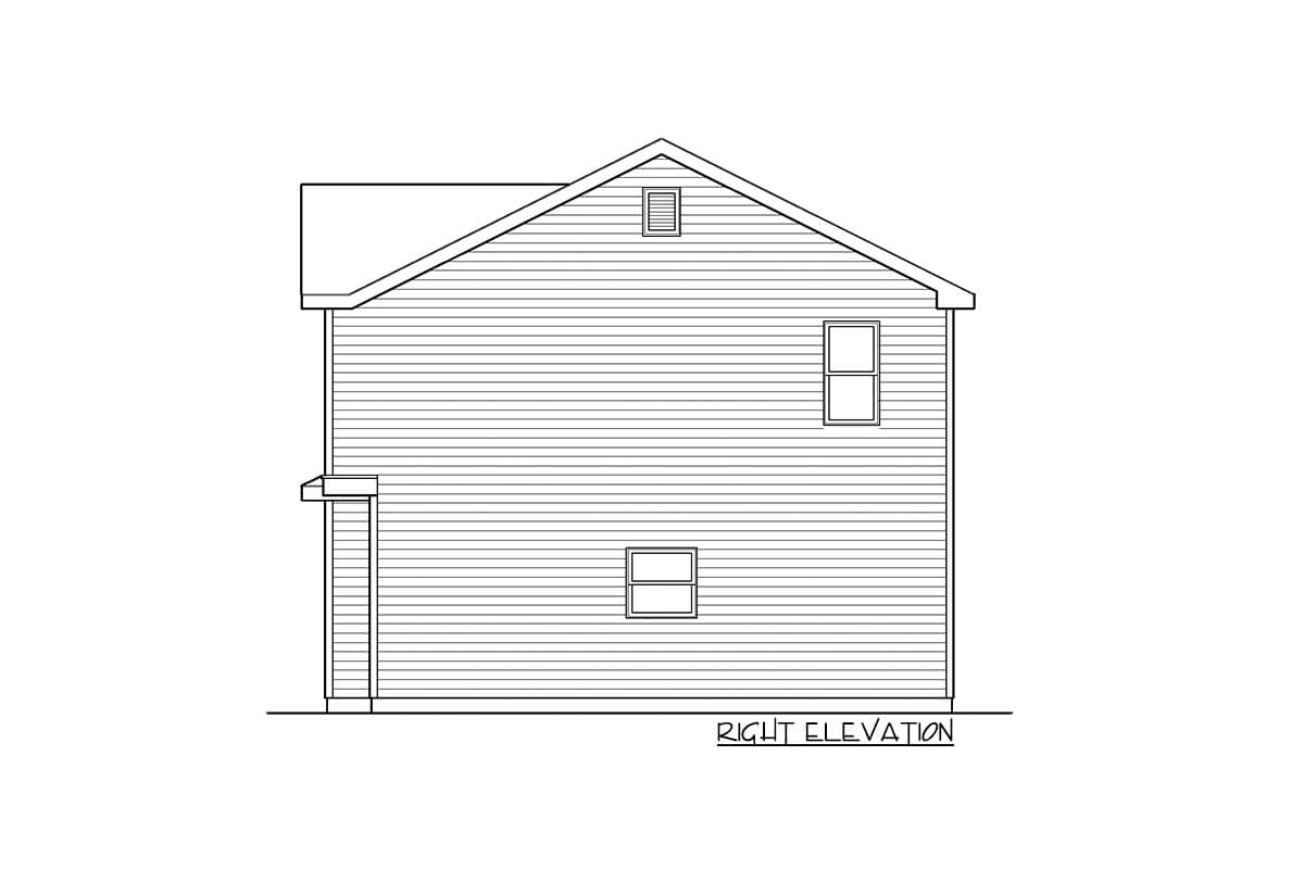 Plan 2245SL: Two Car Garage Apartment - Image #5 - Carriage