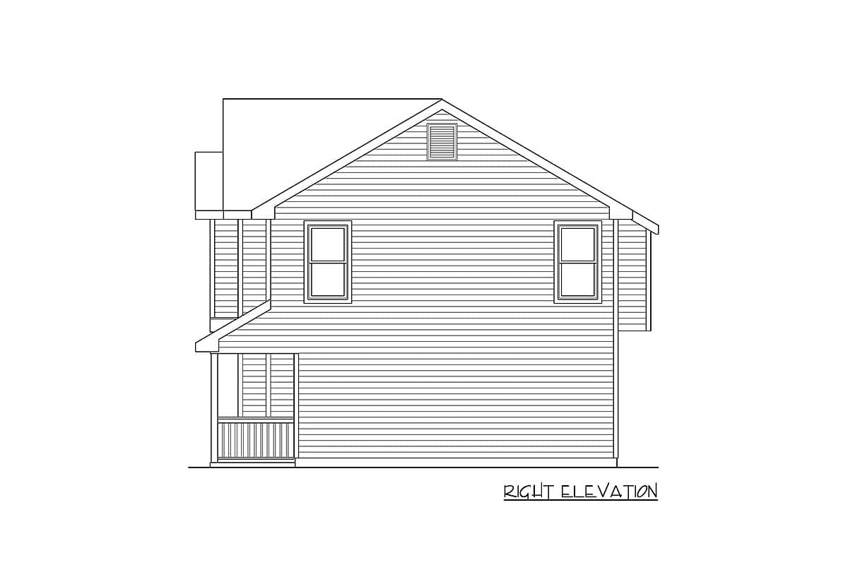 Plan 2251SL: 2-Car Garage Apartment - Image #6 - Carriage