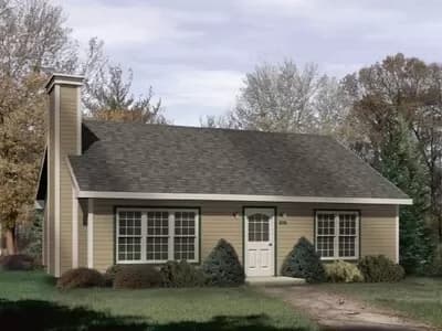 2-Bed Cottage Home Plan
