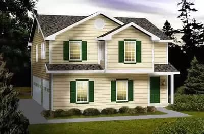 Side-Entry Carriage House Plan