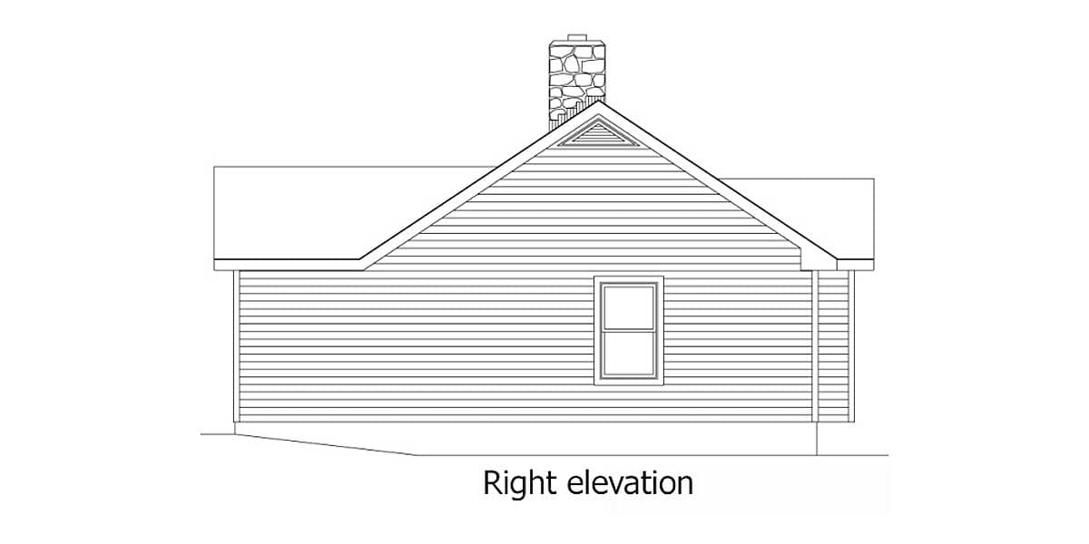 Plan 2291SL: Cottage with Vaulted Ceilings - Image #4 - Cottage, Country, Vacation