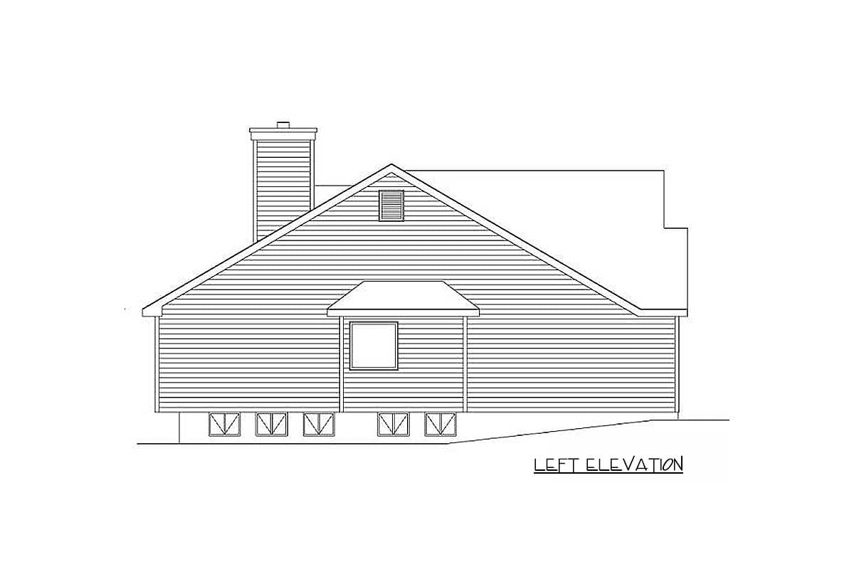 Plan 2293SL: Ranch Living with Three-Car Garage - Image #5 - Ranch