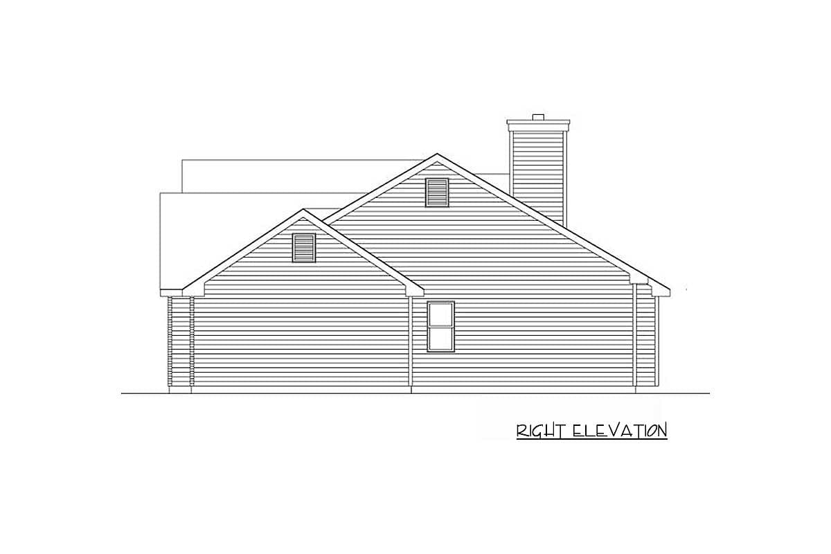 Plan 2293SL: Ranch Living with Three-Car Garage - Image #4 - Ranch