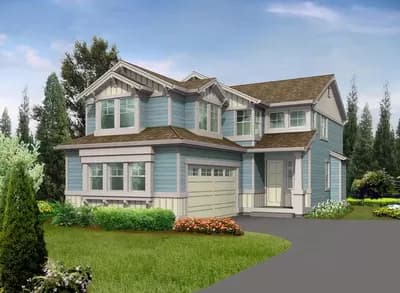 2-Story House Plan with Flex Room for a Narrow Corner Lot - 2127 Sq Ft