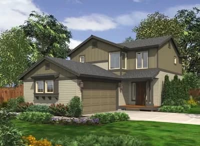 1528 Square Foot 3-Bed Compact Craftsman Home Plan