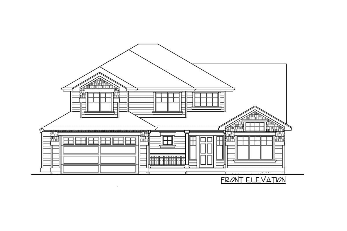 Plan 2301JD: Craftsman House Plan With Multiple Versions To Choose From - Image #14 - Craftsman, Northwest