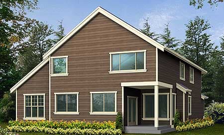 Plan 2302JD: Gambrel Roof and Tons of Natural Light - Image #22 - Craftsman, Northwest, Shingle
