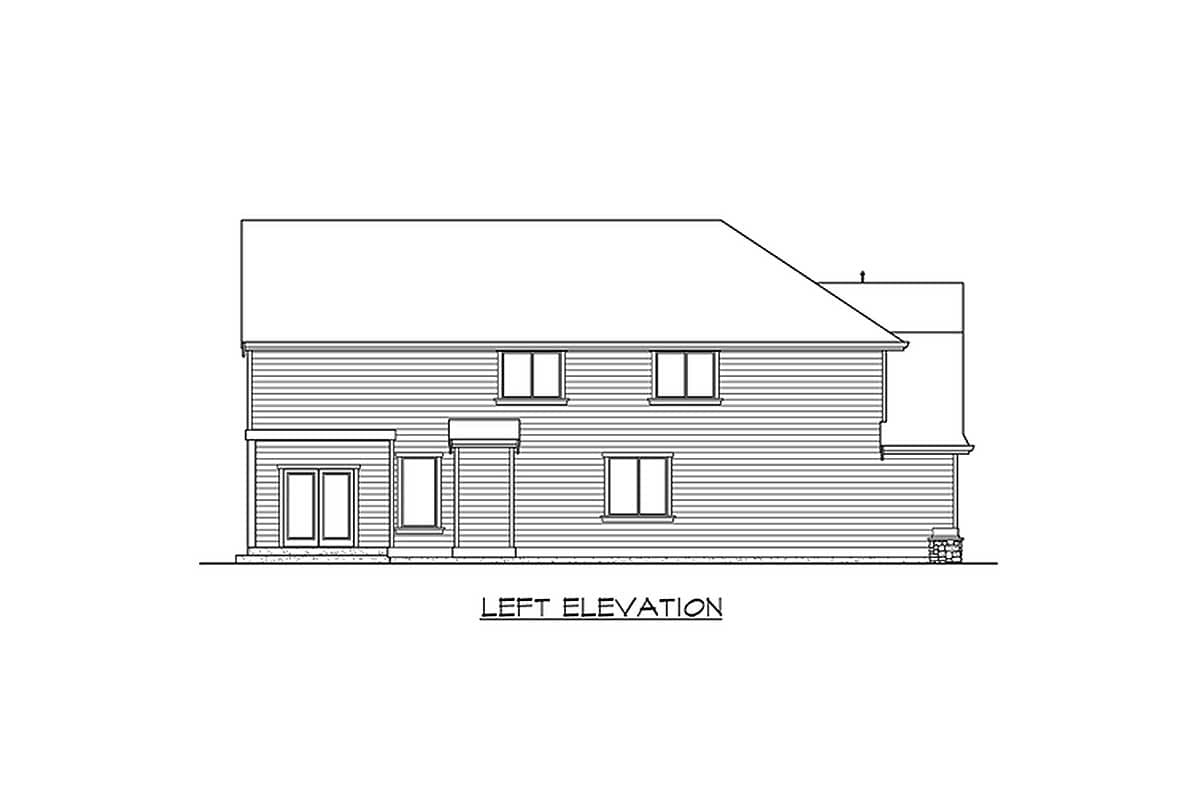 Plan 2302JD: Gambrel Roof and Tons of Natural Light - Image #24 - Craftsman, Northwest, Shingle