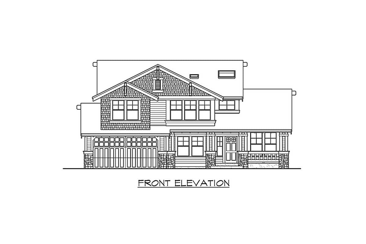 Plan 23026JD: Craftsman Design With Multiple Versions To Choose From - Image #18 - Craftsman, Northwest