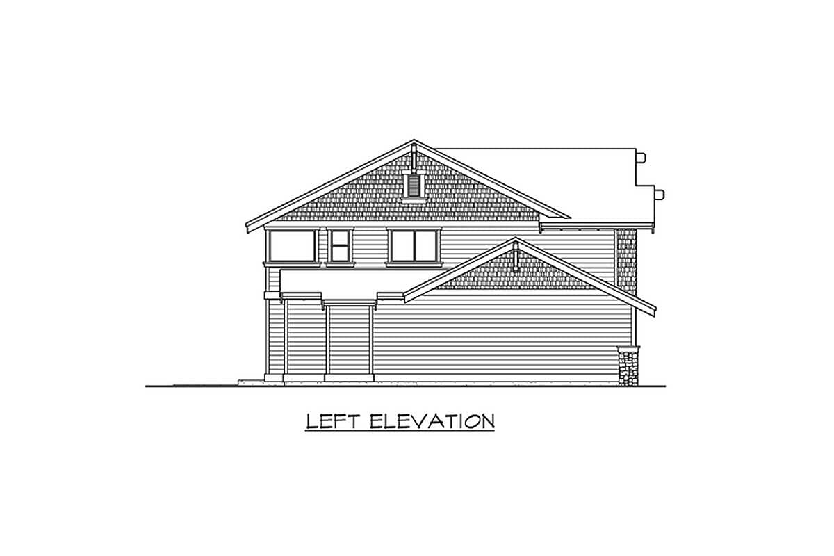Plan 23026JD: Craftsman Design With Multiple Versions To Choose From - Image #19 - Craftsman, Northwest