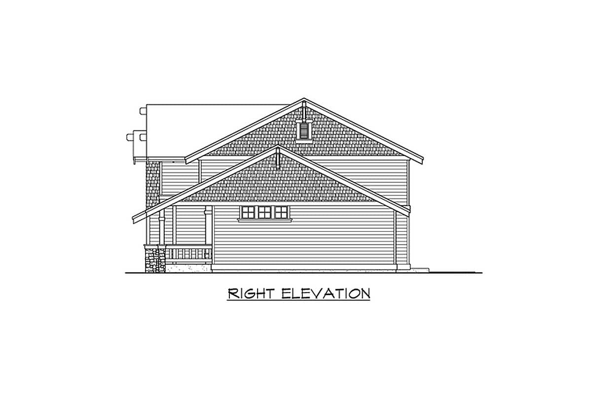 Plan 23026JD: Craftsman Design With Multiple Versions To Choose From - Image #21 - Craftsman, Northwest