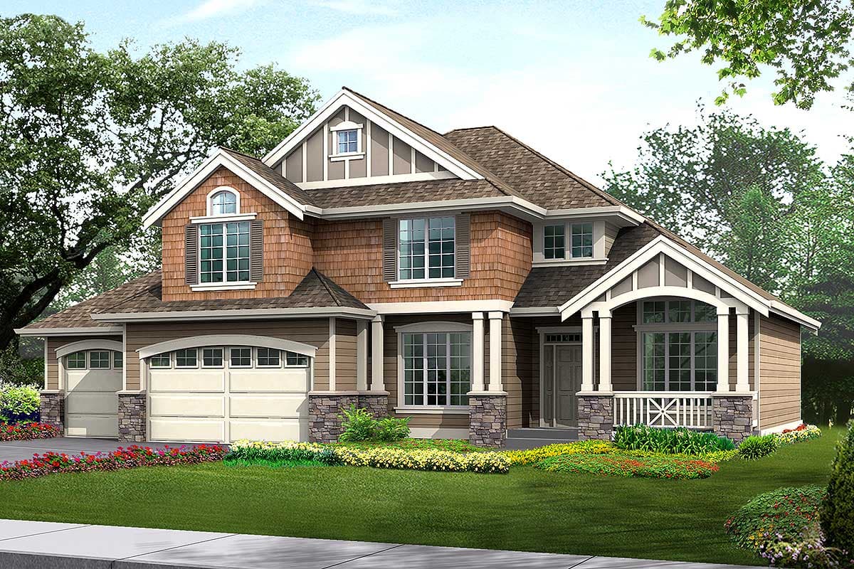 Plan 23027JD: Craftsman House Plan with Formal and Informal Living Spaces - Image #15 - Craftsman, Northwest