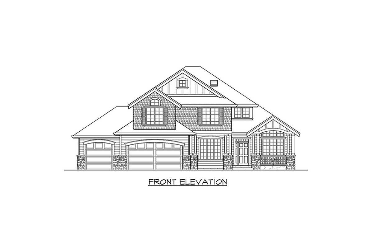 Plan 23027JD: Craftsman House Plan with Formal and Informal Living Spaces - Image #16 - Craftsman, Northwest