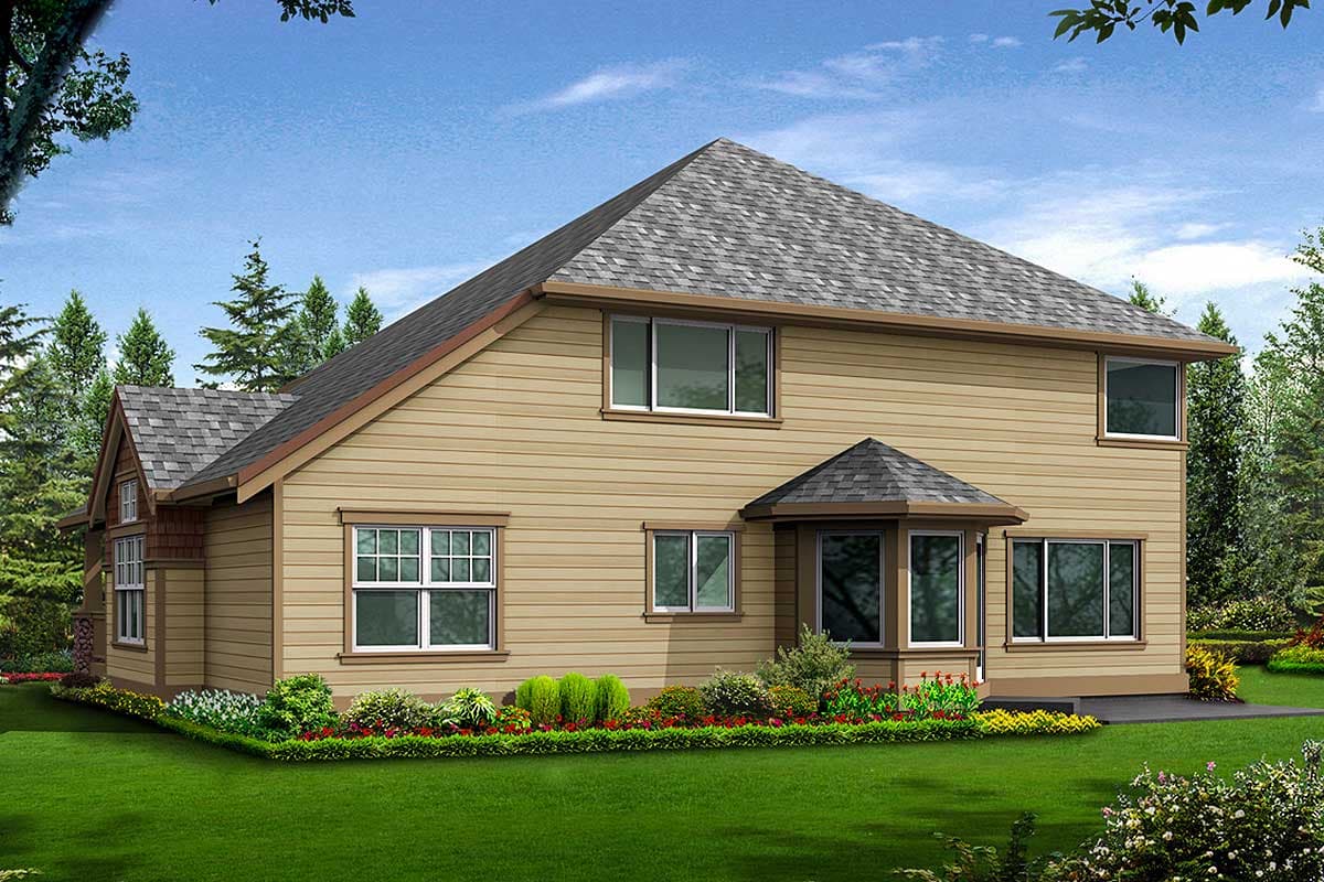 Plan 23036JD: Craftsman House Plan With Upstairs Options - Image #27 - Craftsman, Northwest