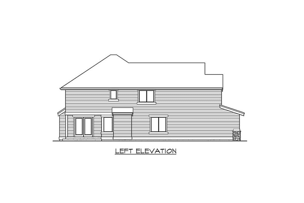 Plan 23038JD: Craftsman House Plan with Angled Foyer - Image #16 - Craftsman, Northwest